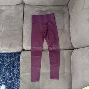 Carbon 38 Takara shine 7/8 maroon leggings size S excellent used condition